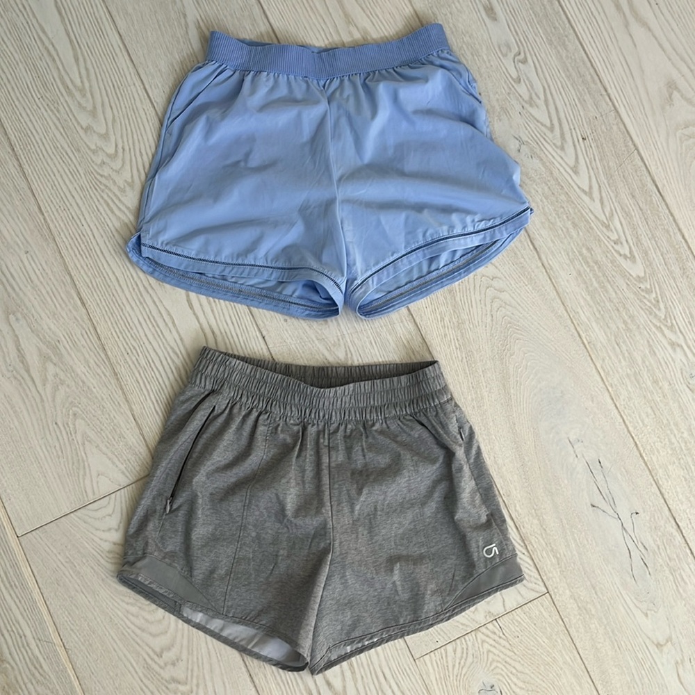 Girls size 14/16 Gap and All in Motion athletic shorts.